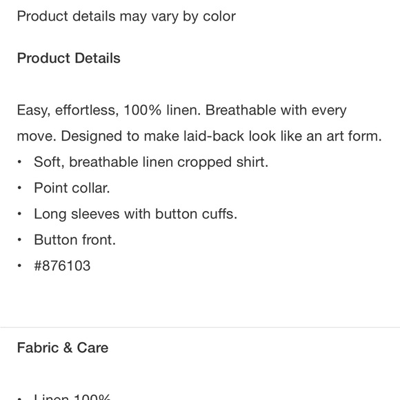 NWT Gap 100% Linen Cropped Shirt in Light Blue and White Stripe - Size Small - Picture 6 of 11